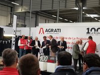 Inauguration de l'usine AGRATI à Avressieux